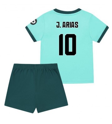 Wolves Jhon Arias #10 Udebanesæt Børn 2025-26 Kort ærmer (+ korte bukser)